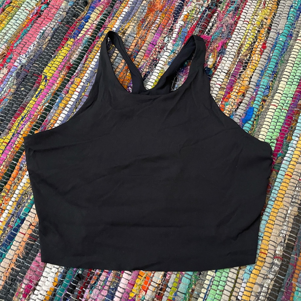 NIKE YOGA TOP WITH SHELF BRA